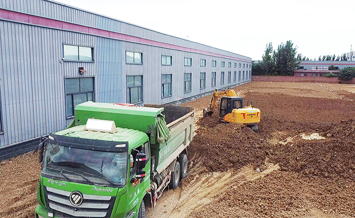 鼎諾物流裝備：銳意進取開新局，廠區新車間開始動工建設